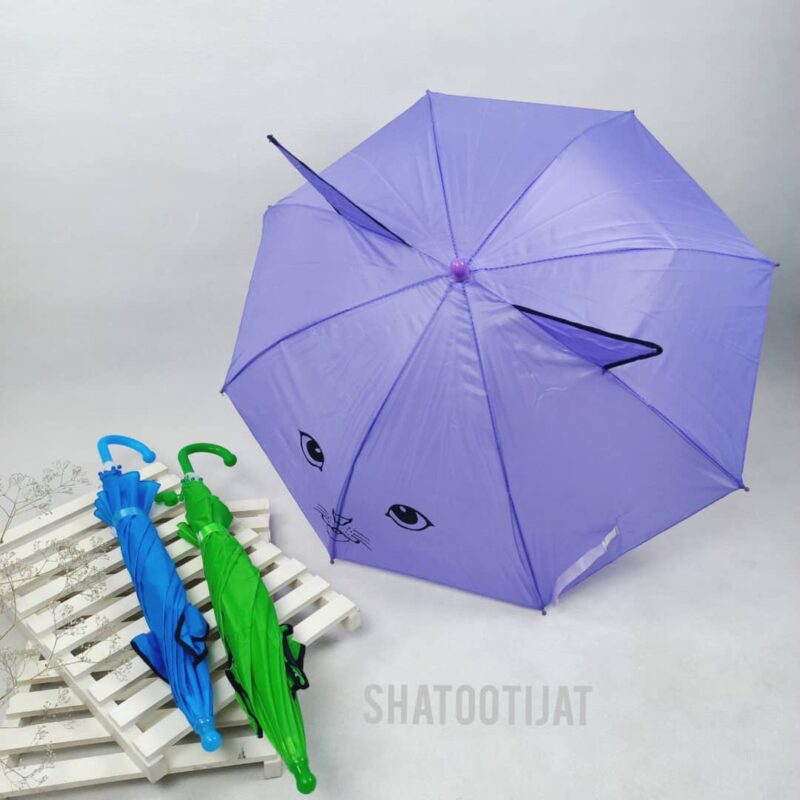 چتر گوشدار یاسی ساندی