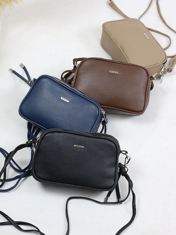 کیف دوشی بند بلند گره‌ای مدل نیلای